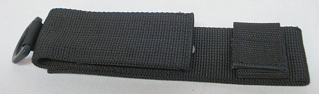 Schlagstock schwarz 21 - Hartgummigriff, mit Holster