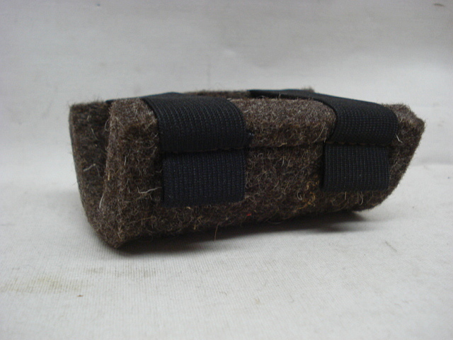Filz-Vorderschaftauflage 10 cm - + Aufnahmen f. 4 Kugelpatronen