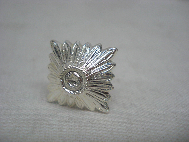 Metallstern 17mm - versilbert, mit Splint