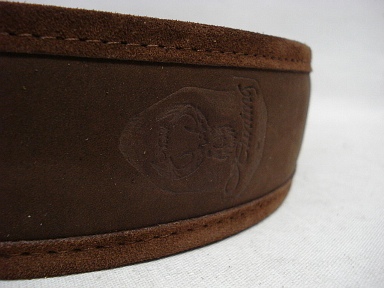 Lederriemen 55 braun Daumen - schlaufe