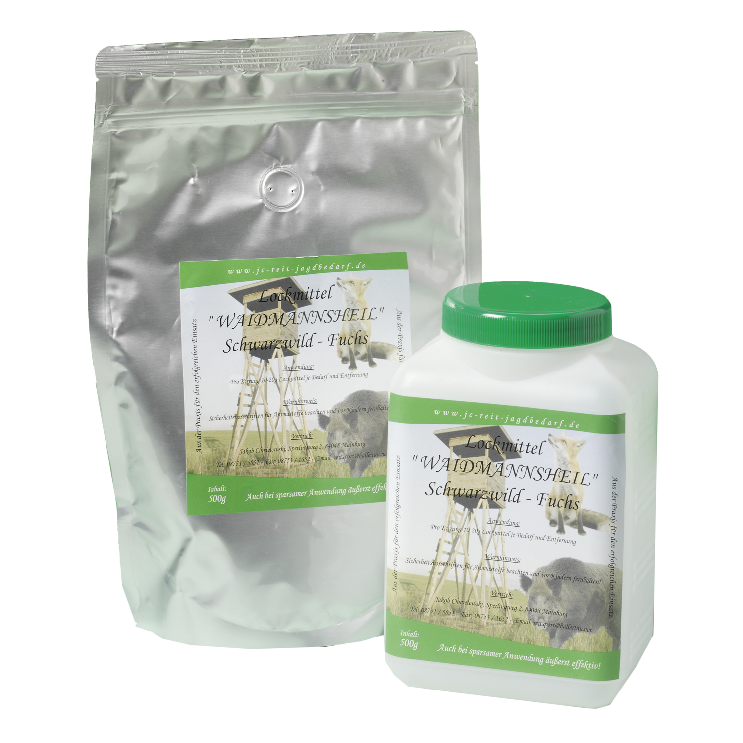 Lockmittel für Schwarzwild & - Fuchs, 500 g