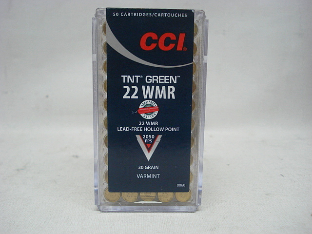 CCI .22WMR TNT GREEN - 1,95g/30gr (a50) HP