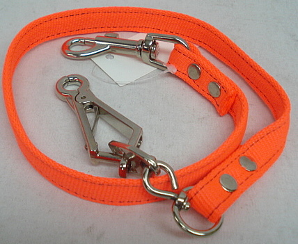 Unterteil für Gurtband - mit Karabiner und Scherenzange