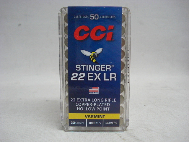 CCI .22lr STINGER 32gr CPHP - (a50) #5050