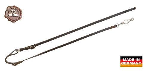Umhängeleine Sattelleder 1,85m - 14mm breit