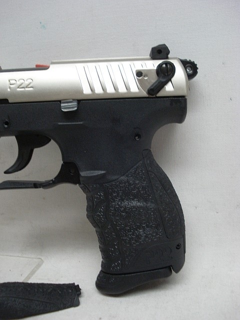 P22 Q Kal.9mmP.A.K. - 7 Schuss, nickel