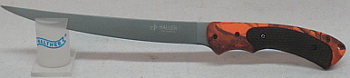 Filetiermesser roter Griff - 17,5cm Klinge
