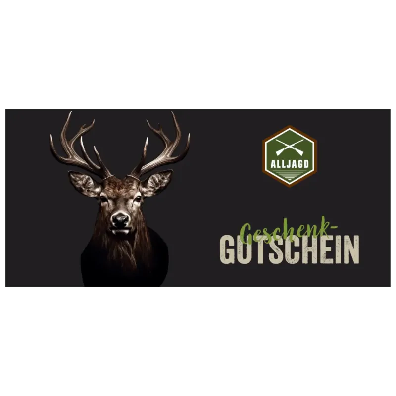 Geschenk-Gutschein Hirsch mit - Kuvert