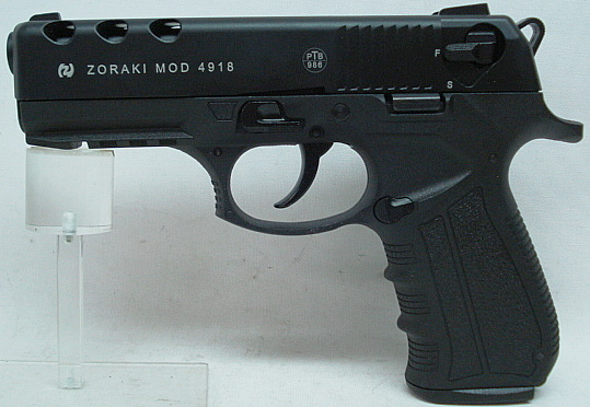 Zoraki 4918 Kal.9mm P.A.K. - Black für 18 Schuss