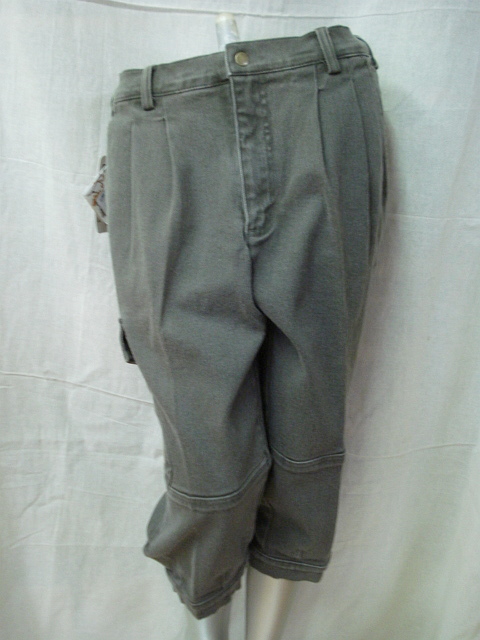 Denim Kniebundhose - mit Lycra
