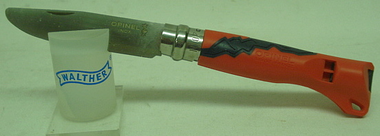 Kindermesser Nr. 7 - 7,5 cm Klinge, rostfrei,rot