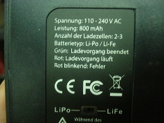 Ladegerät iPower Li-Po/Li-Fe - V3 Pro 2/3S mit