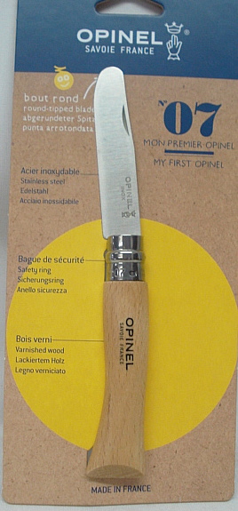 Kindermesser - rostfrei, abgerundete Spitze