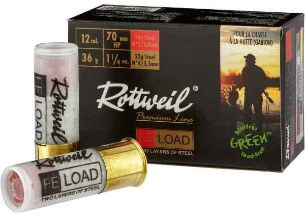 Rottweil BI-LOAD HP 12/70 - 36g (a10) Stahlschrot+Bismut