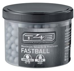 T4E .43 Gummibälle - 0,9g/430stk/antrazit