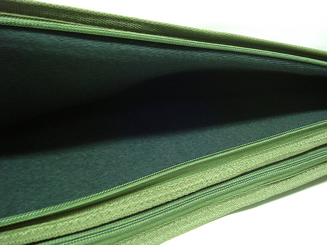 Greenlands Futteral 2 Waffen - grün, 130x29x3 cm doppelt