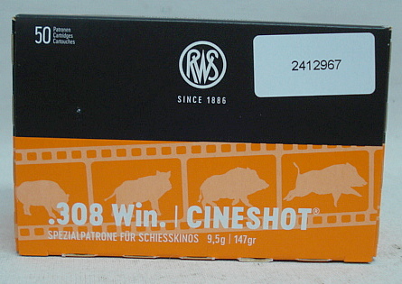 .308Win CINESHOT - 9,0g/147gr (a50)