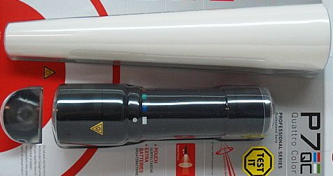 Led Lenser P7QC - 220 Lumen,Farbfilter integriet