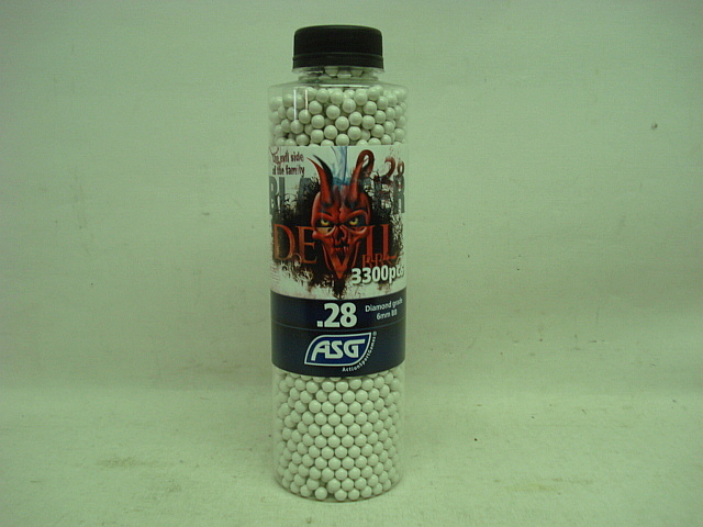 BB´s 0,28g/3.300stk/weiß - Blaster Devil/6mm