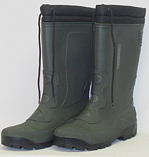 Gummistiefel John Gr. 40 - grün, Fellfutter, 35 cm hoch