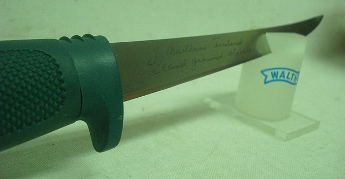 Filetiermesser, 15,5cm Klinge - Kunststoff-Scheide