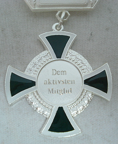 Orden versilbert ohne Auflage
