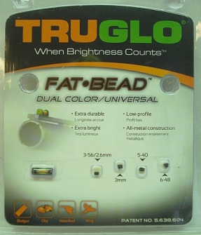 Truglo FatBead univ.2-fbg. - inkl.4 verschiedene Gewinde