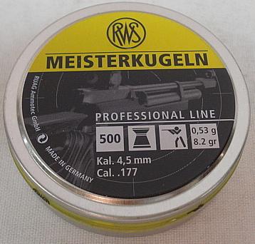 Meisterkugel Flachkopf - 4,50mm/0,53g/8,2gr (a500)