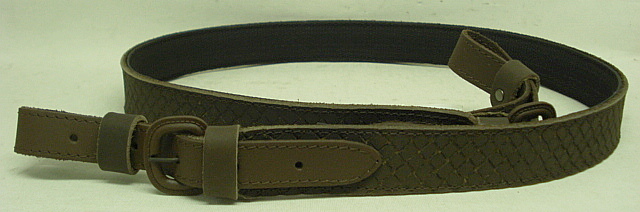 Leder mit Prägung - 30 mm breit