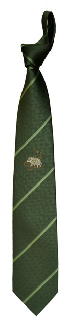 Krawatte Motiv Wildsau mit Streifen	Motiv Wildsau mit Streifen