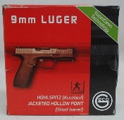 9mmLuger JHP bleireduziert - 8,0g/124gr (a20) Verteidigung