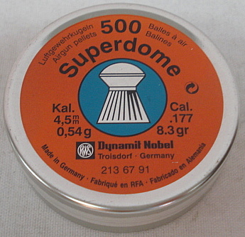 SuperDome Rundkopf geriffelt - 4,50mm/0,54g/8,3gr (a500)