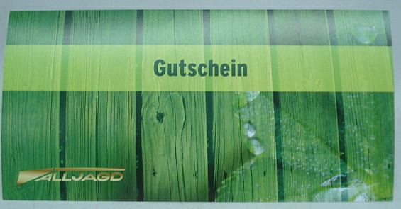 Gutschein Neutral mit Kuvert -
