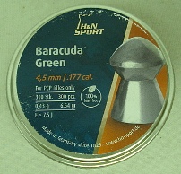 H&N Baracuda Green - 4,50mm (a300) bleifrei